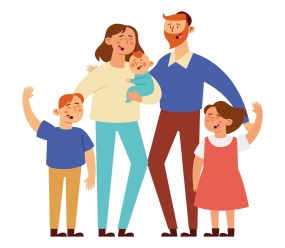 Всі члени родини англійською